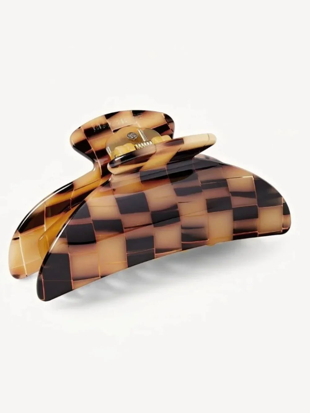 Machete Midi Heirloom Claw in Blonde Checker